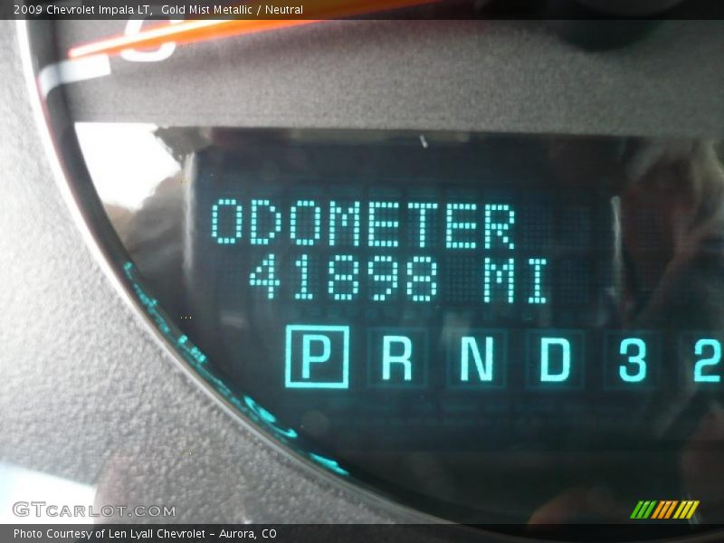 Gold Mist Metallic / Neutral 2009 Chevrolet Impala LT