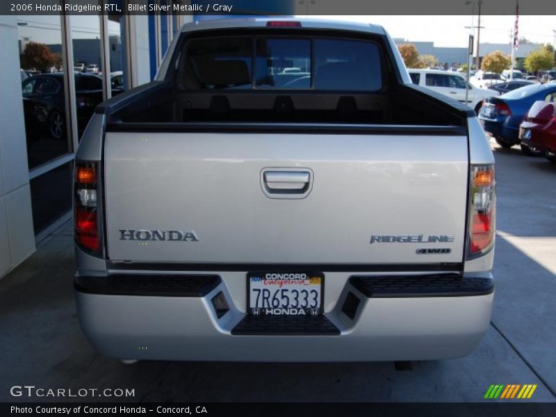 Billet Silver Metallic / Gray 2006 Honda Ridgeline RTL