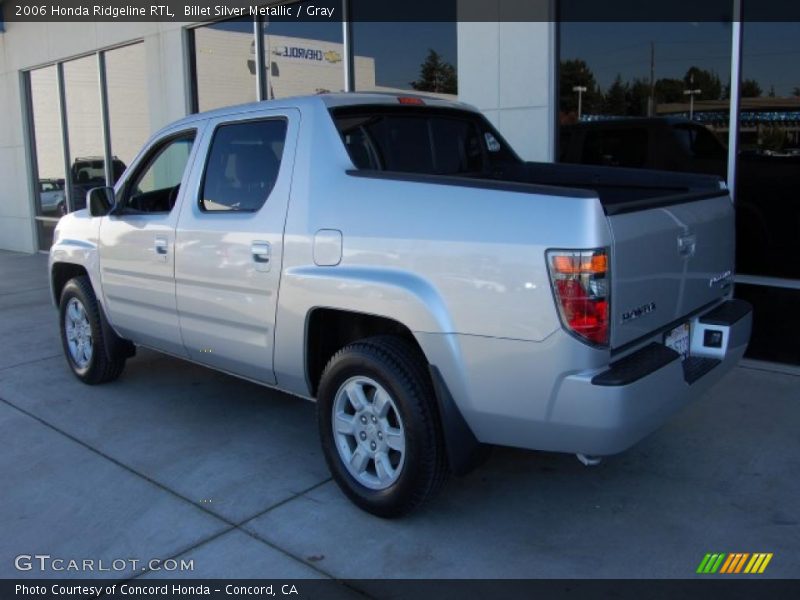 Billet Silver Metallic / Gray 2006 Honda Ridgeline RTL