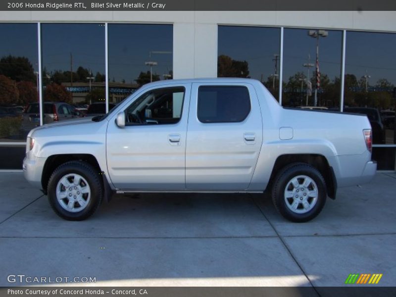 Billet Silver Metallic / Gray 2006 Honda Ridgeline RTL