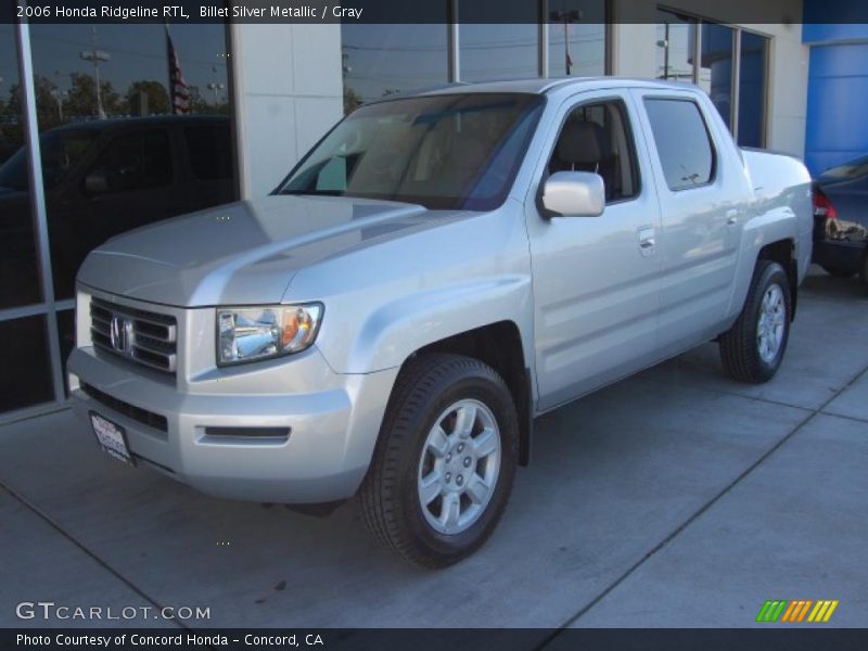 Billet Silver Metallic / Gray 2006 Honda Ridgeline RTL