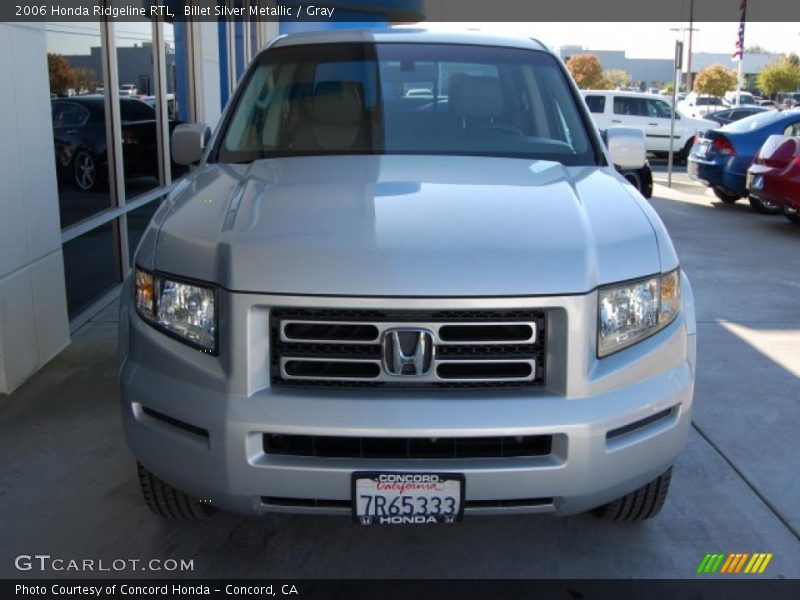 Billet Silver Metallic / Gray 2006 Honda Ridgeline RTL