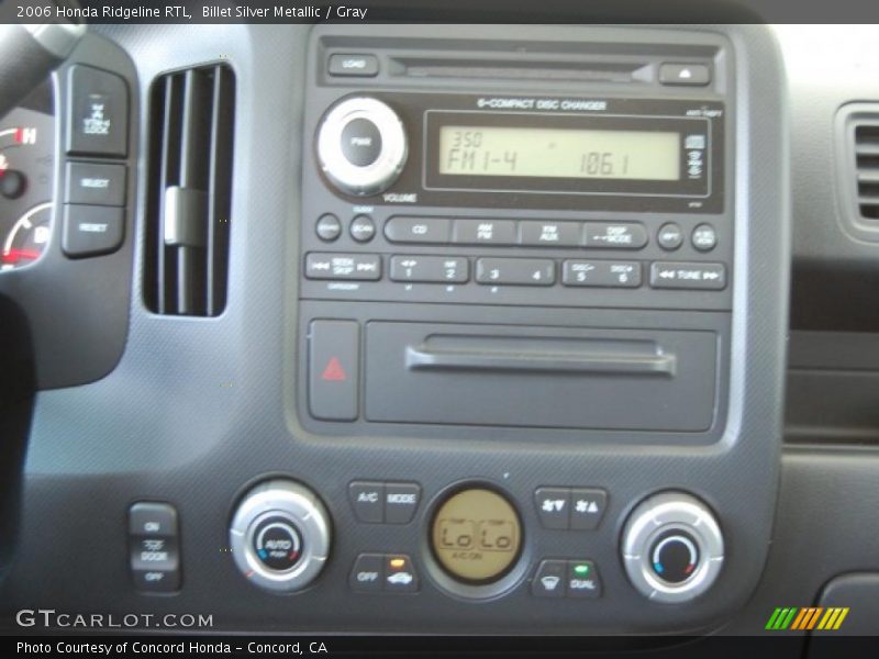 Billet Silver Metallic / Gray 2006 Honda Ridgeline RTL