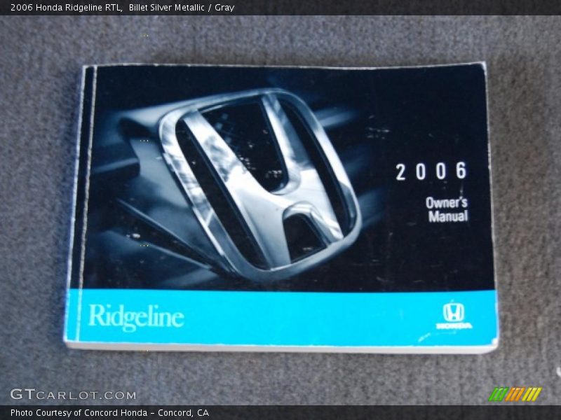 Billet Silver Metallic / Gray 2006 Honda Ridgeline RTL