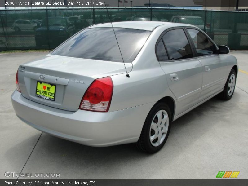 Sterling Silver / Gray 2006 Hyundai Elantra GLS Sedan