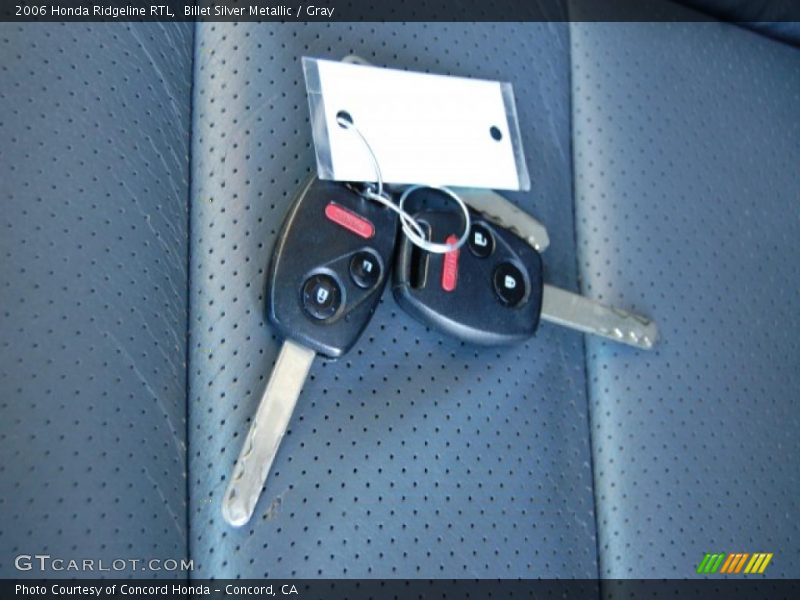 Billet Silver Metallic / Gray 2006 Honda Ridgeline RTL
