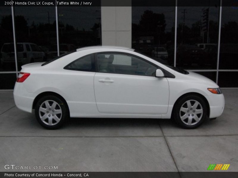 Taffeta White / Ivory 2007 Honda Civic LX Coupe