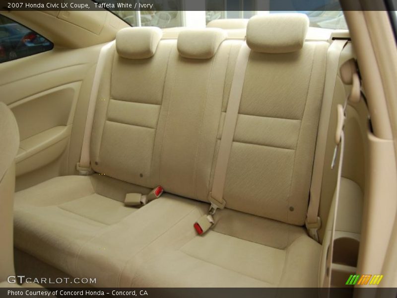 Taffeta White / Ivory 2007 Honda Civic LX Coupe