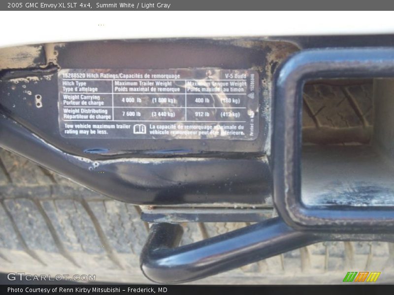 Summit White / Light Gray 2005 GMC Envoy XL SLT 4x4
