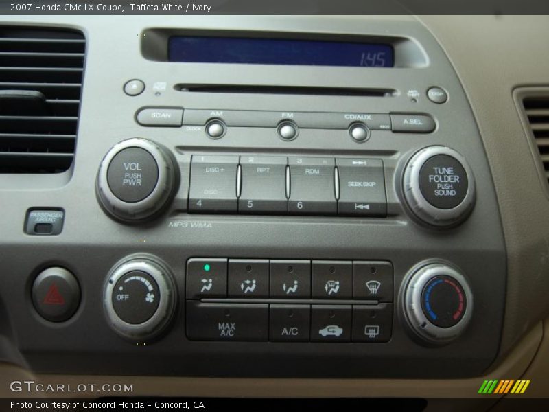 Taffeta White / Ivory 2007 Honda Civic LX Coupe