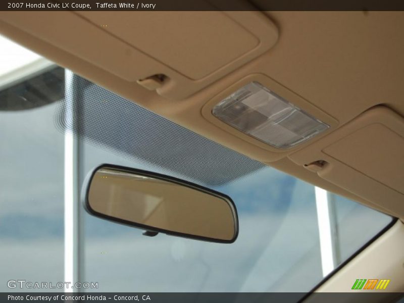 Taffeta White / Ivory 2007 Honda Civic LX Coupe