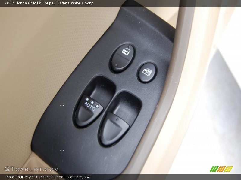 Taffeta White / Ivory 2007 Honda Civic LX Coupe