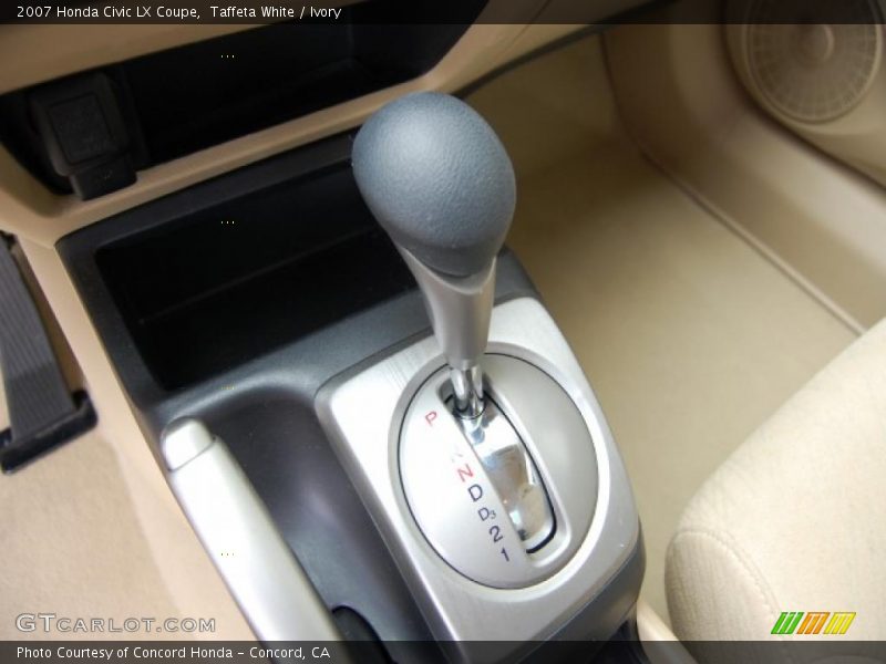 Taffeta White / Ivory 2007 Honda Civic LX Coupe