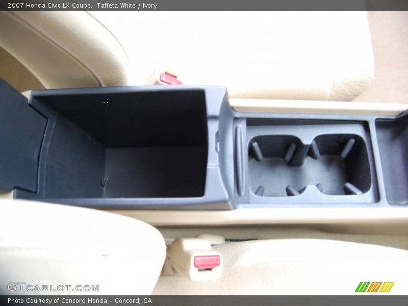 Taffeta White / Ivory 2007 Honda Civic LX Coupe