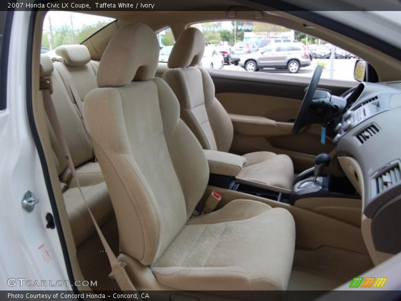 Taffeta White / Ivory 2007 Honda Civic LX Coupe