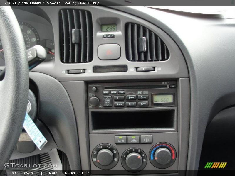 Sterling Silver / Gray 2006 Hyundai Elantra GLS Sedan