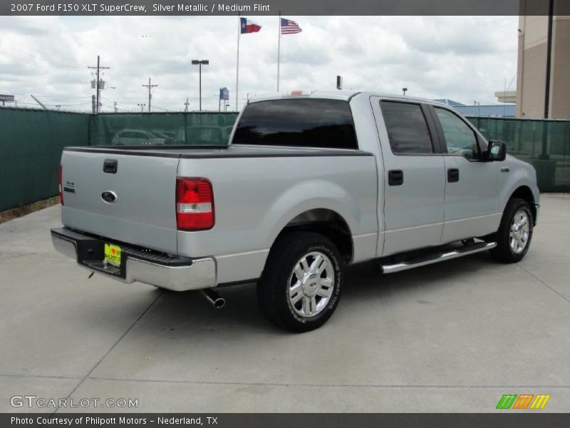 Silver Metallic / Medium Flint 2007 Ford F150 XLT SuperCrew