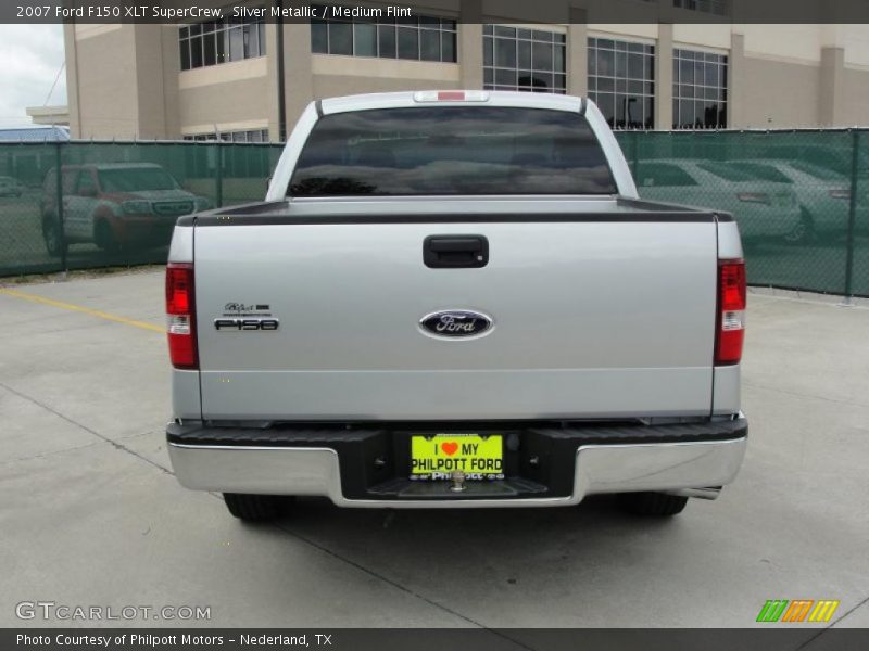 Silver Metallic / Medium Flint 2007 Ford F150 XLT SuperCrew