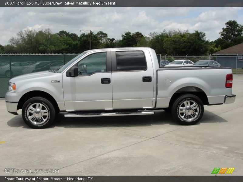 Silver Metallic / Medium Flint 2007 Ford F150 XLT SuperCrew
