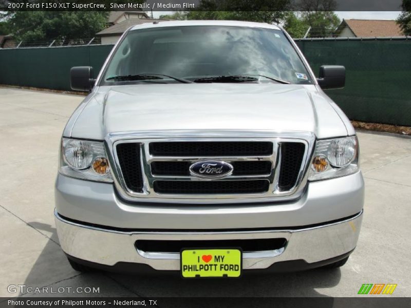 Silver Metallic / Medium Flint 2007 Ford F150 XLT SuperCrew