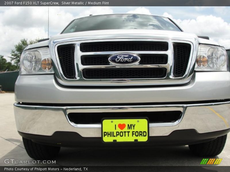 Silver Metallic / Medium Flint 2007 Ford F150 XLT SuperCrew