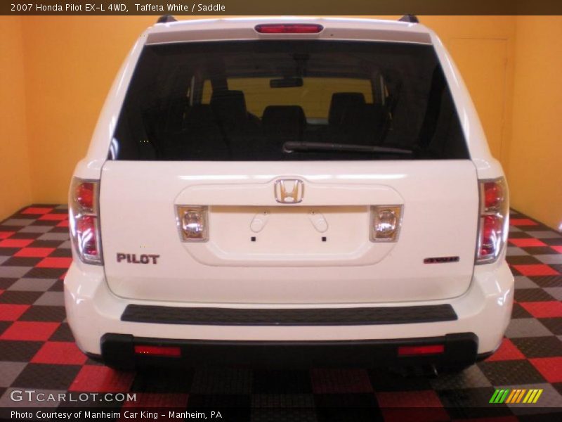 Taffeta White / Saddle 2007 Honda Pilot EX-L 4WD