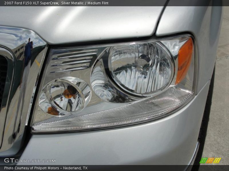 Silver Metallic / Medium Flint 2007 Ford F150 XLT SuperCrew