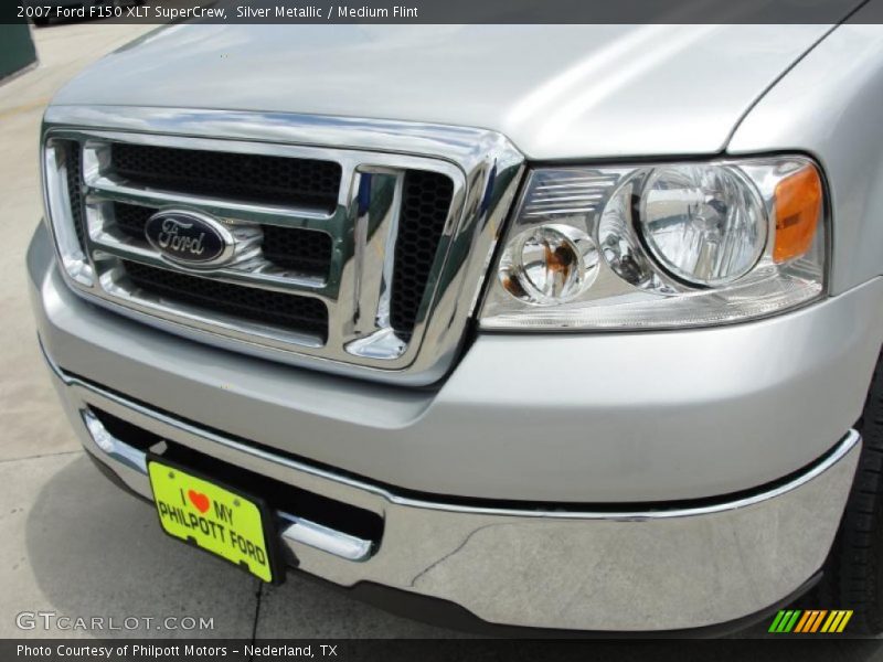 Silver Metallic / Medium Flint 2007 Ford F150 XLT SuperCrew