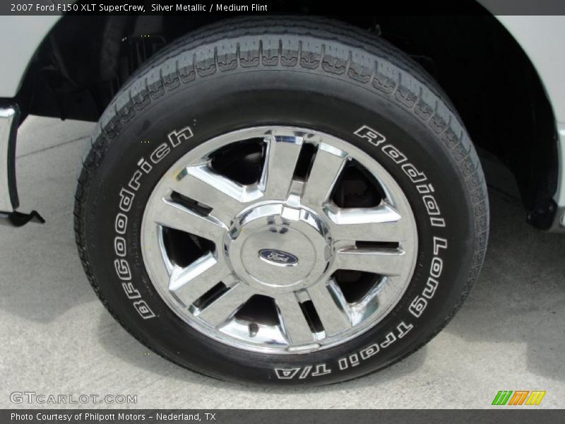 Silver Metallic / Medium Flint 2007 Ford F150 XLT SuperCrew