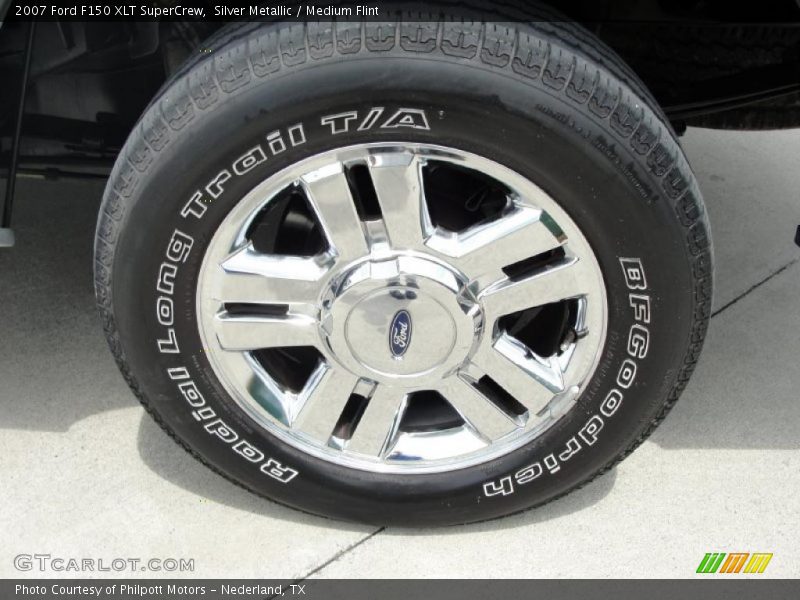 Silver Metallic / Medium Flint 2007 Ford F150 XLT SuperCrew