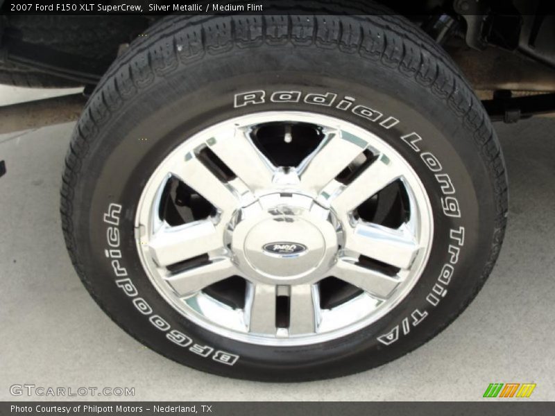 Silver Metallic / Medium Flint 2007 Ford F150 XLT SuperCrew