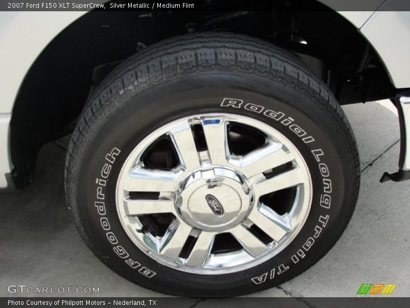 Silver Metallic / Medium Flint 2007 Ford F150 XLT SuperCrew