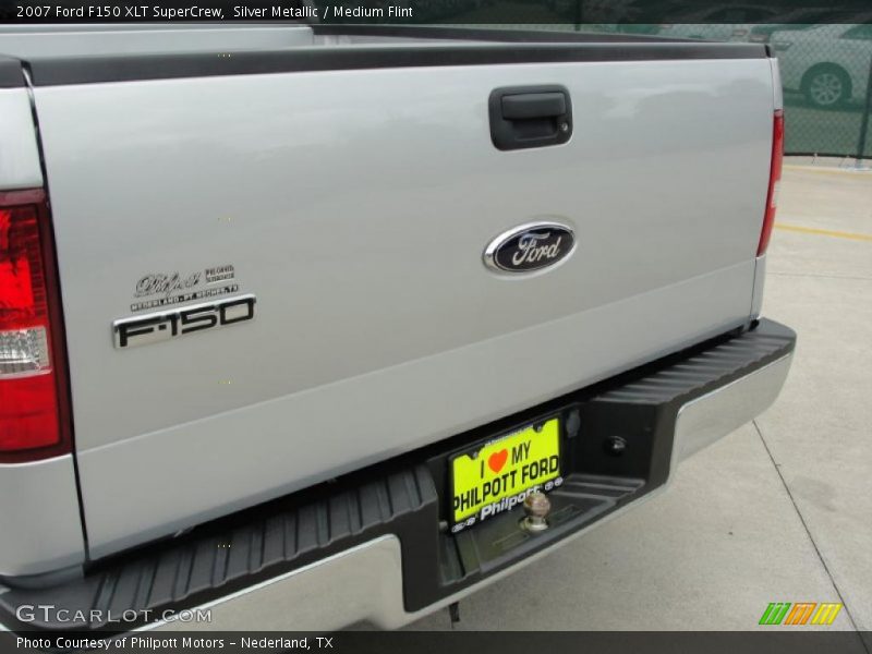 Silver Metallic / Medium Flint 2007 Ford F150 XLT SuperCrew