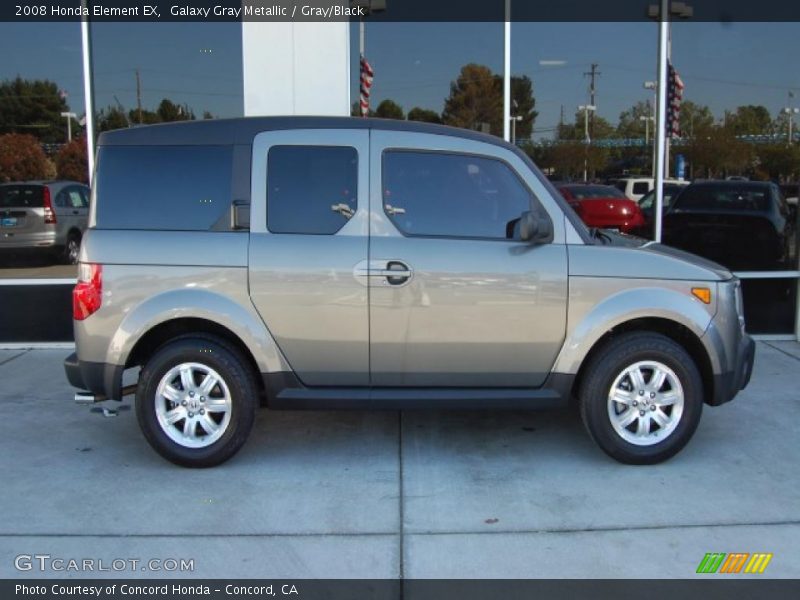 Galaxy Gray Metallic / Gray/Black 2008 Honda Element EX