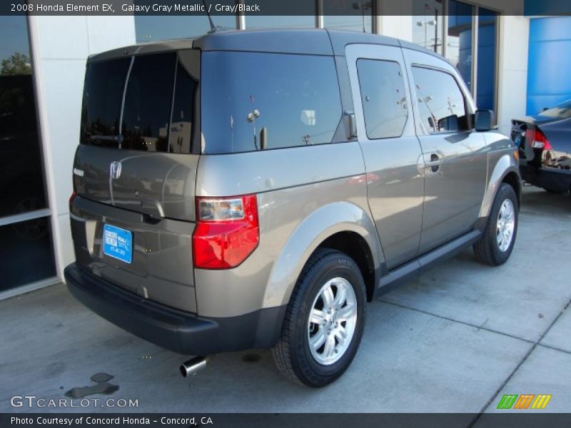 Galaxy Gray Metallic / Gray/Black 2008 Honda Element EX