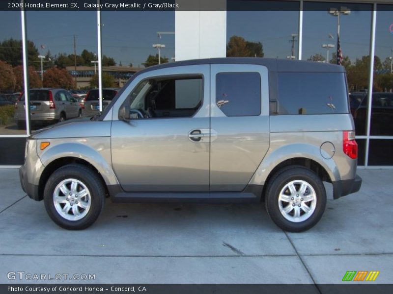Galaxy Gray Metallic / Gray/Black 2008 Honda Element EX