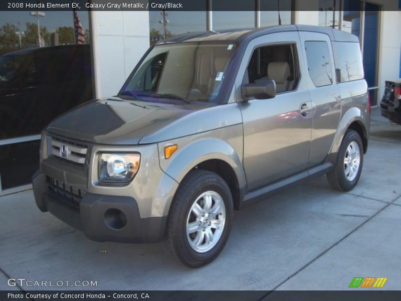 Galaxy Gray Metallic / Gray/Black 2008 Honda Element EX