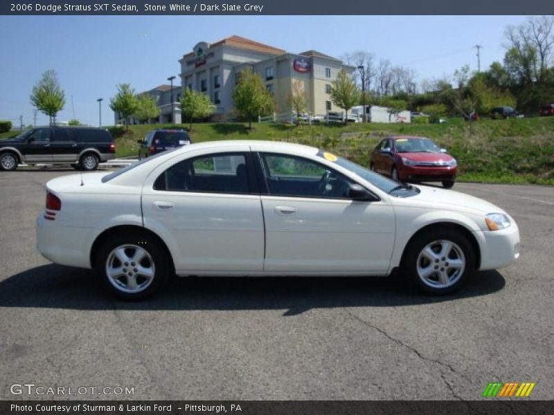 Stone White / Dark Slate Grey 2006 Dodge Stratus SXT Sedan