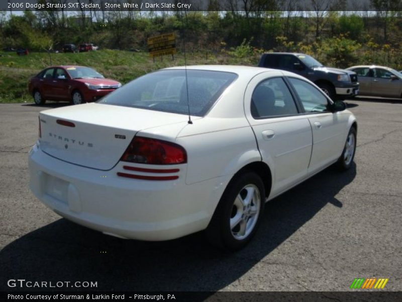 Stone White / Dark Slate Grey 2006 Dodge Stratus SXT Sedan