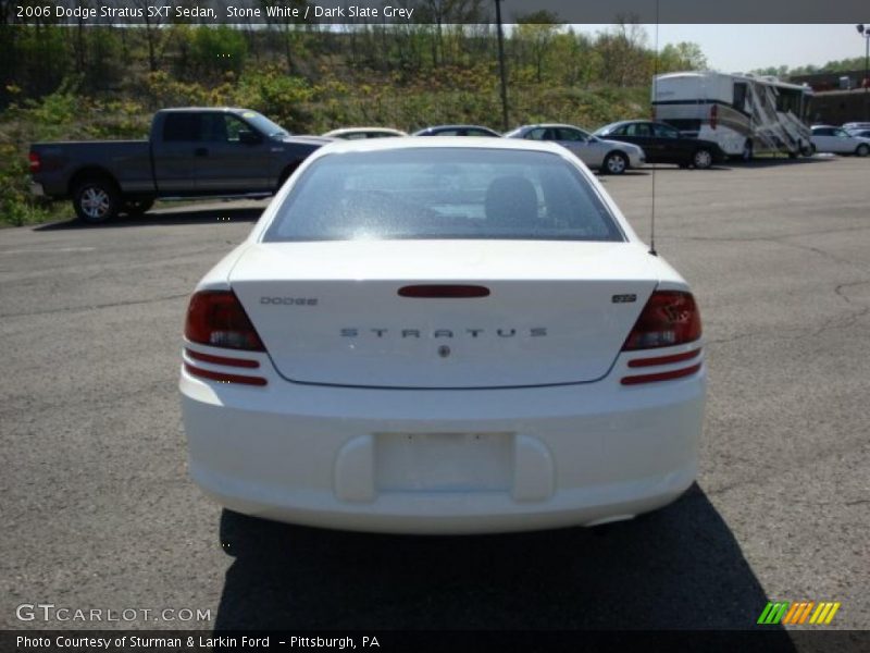 Stone White / Dark Slate Grey 2006 Dodge Stratus SXT Sedan