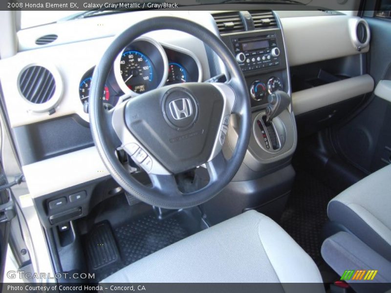 Galaxy Gray Metallic / Gray/Black 2008 Honda Element EX