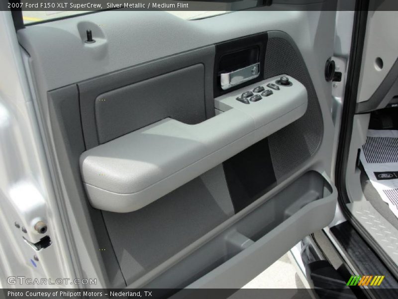 Silver Metallic / Medium Flint 2007 Ford F150 XLT SuperCrew