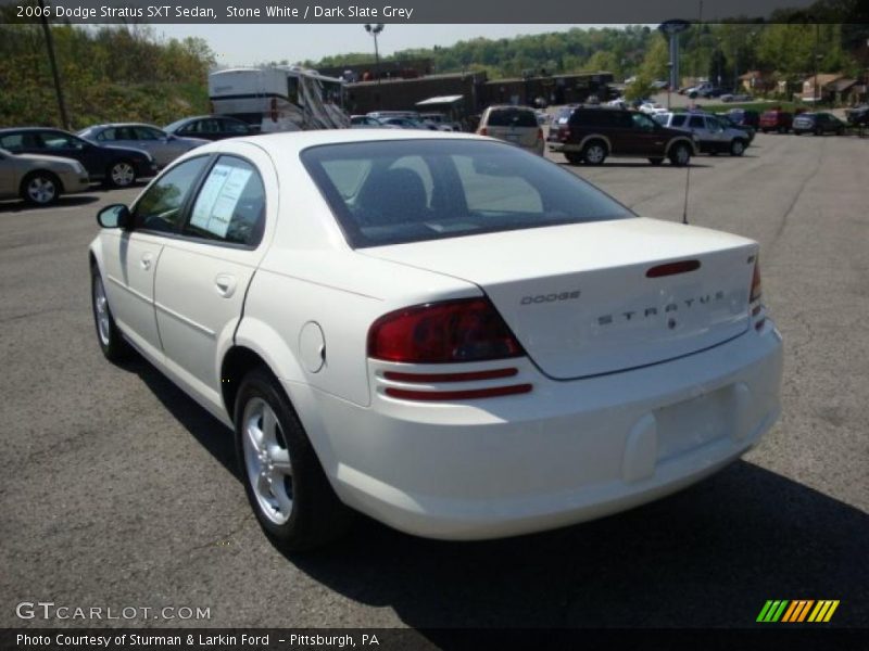 Stone White / Dark Slate Grey 2006 Dodge Stratus SXT Sedan