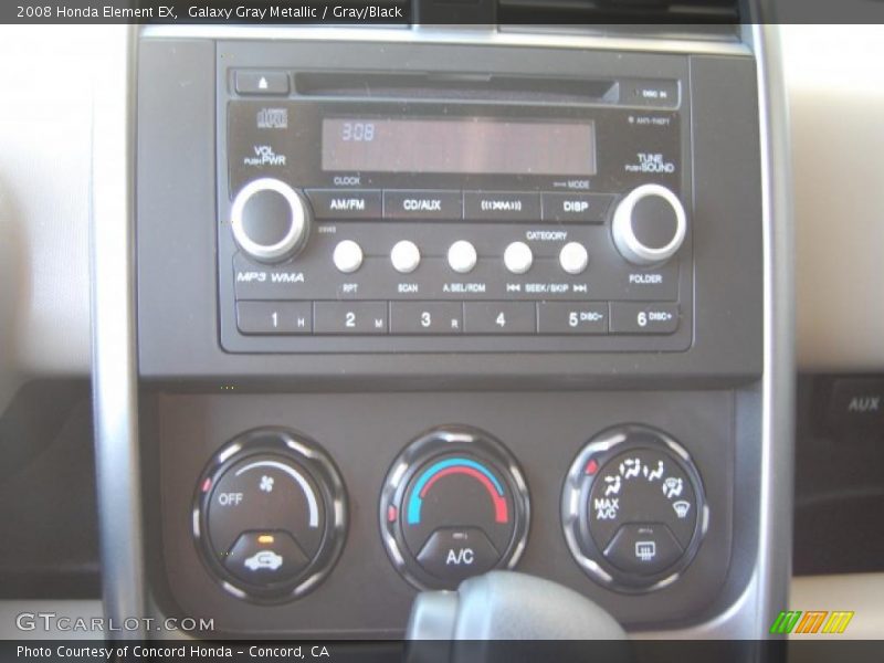 Galaxy Gray Metallic / Gray/Black 2008 Honda Element EX
