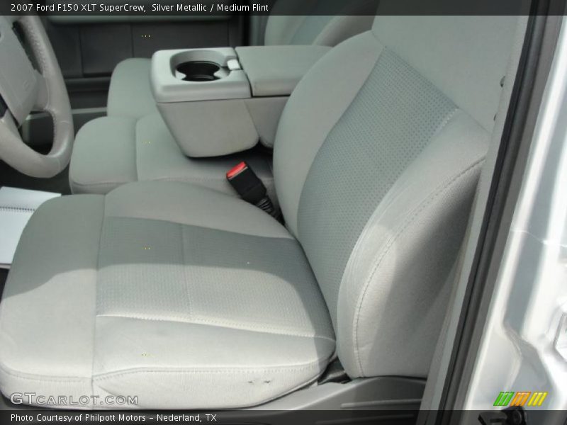 Silver Metallic / Medium Flint 2007 Ford F150 XLT SuperCrew