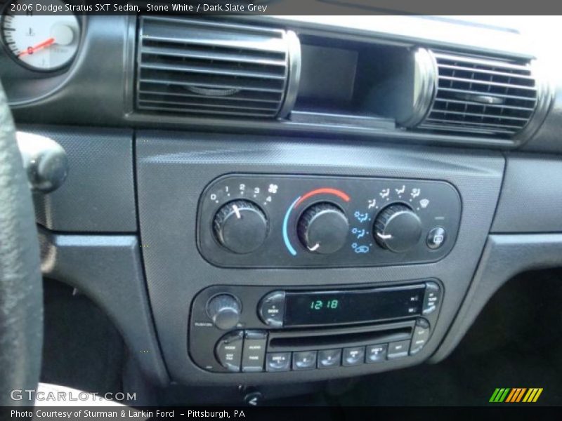 Stone White / Dark Slate Grey 2006 Dodge Stratus SXT Sedan