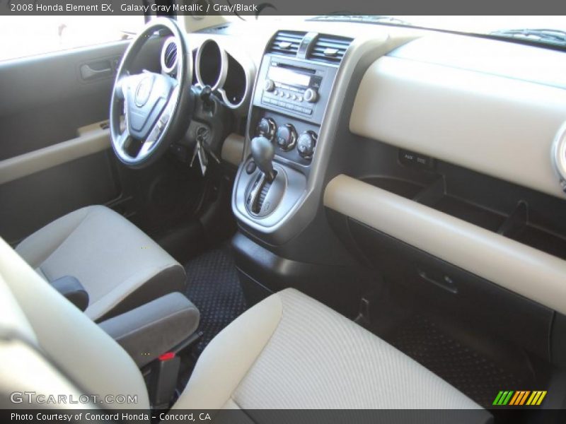 Galaxy Gray Metallic / Gray/Black 2008 Honda Element EX