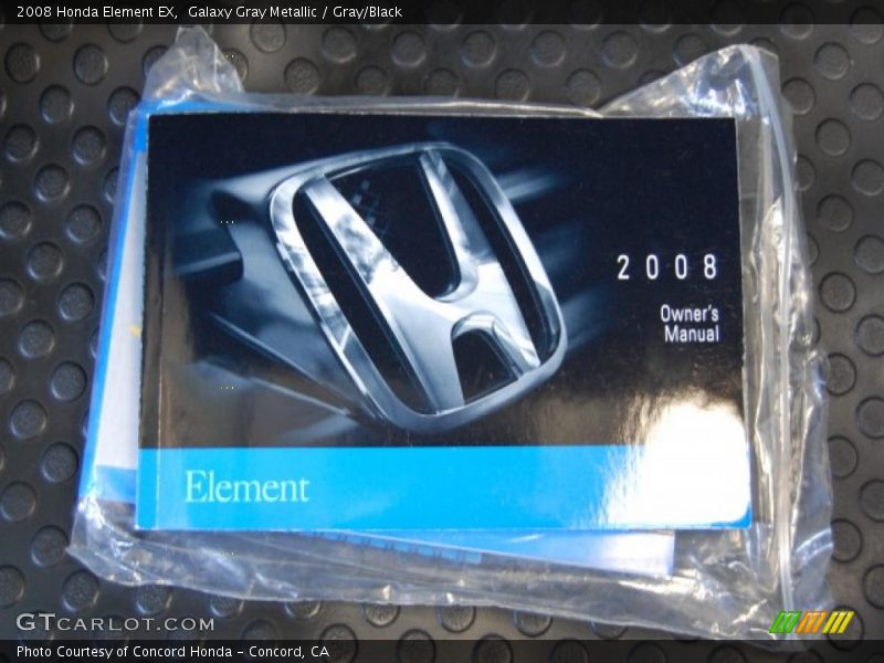 Galaxy Gray Metallic / Gray/Black 2008 Honda Element EX