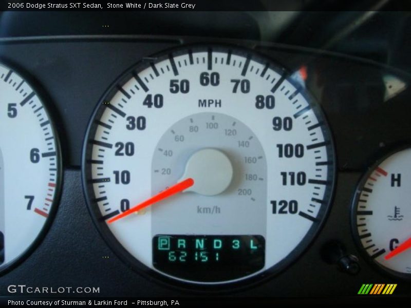 Stone White / Dark Slate Grey 2006 Dodge Stratus SXT Sedan