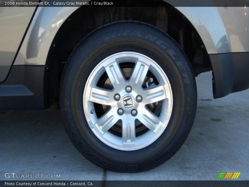Galaxy Gray Metallic / Gray/Black 2008 Honda Element EX